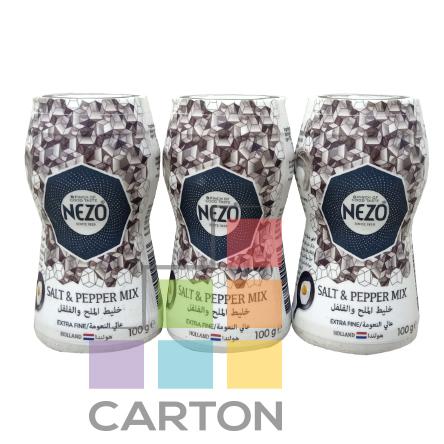 NEZO SALT AND PEPPER MIX 3*100GM